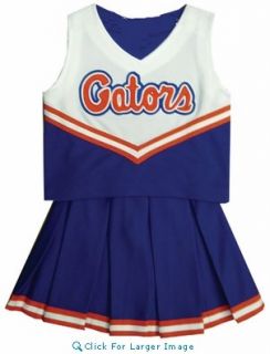 Size 20 Florida Gators Childrens Cheerleader Outfit