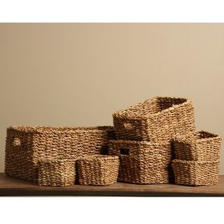 Square Nesting Baskets (Set of 7)(Bangladesh)