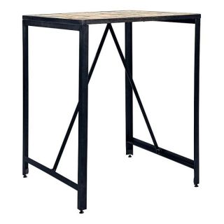 Table de bar carrée 80 cm métal Besi Inwood   Achat / Vente BAR