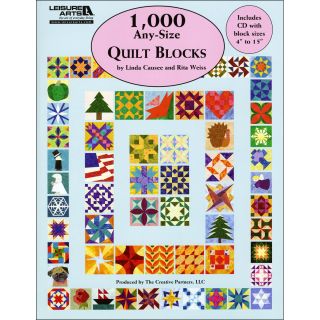 Leisure Arts 1,000 Any Size Quilt Blocks