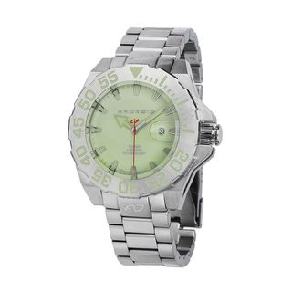 Android Mens Divemaster Silverjet 500 Automatic Green Watch