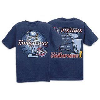 Pistons Majestic Mens NBA Finals Championship Roster Tee