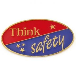 Think Safety Lapel Pin Clothing