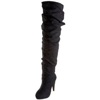 Michael Antonio Womens Mckay Boot,Black,5.5 M US Shoes