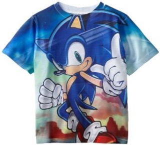 Sega Boys 2 7 Sonic Short Sleeve Tee Clothing