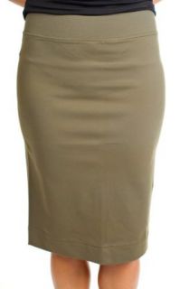 Hard Tail Supplex pencil skirt (olive green) Clothing