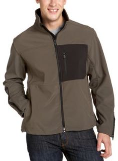 Timberland Mens Basic Softshell Jacket, Warm Grey, Large