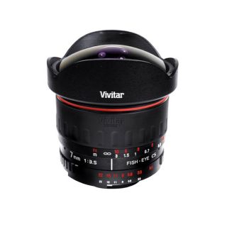 Vivitar VIV 7MM C 7 mm f/3.5 MF Canon Fisheye Lens