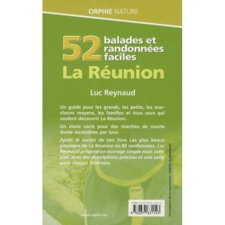 52 BALADES ET RANDONNEES FACILES ; LA REUNION   Achat / Vente livre