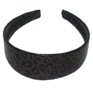 Fashionable and Trendy Cheetah Print Headbands in Beige