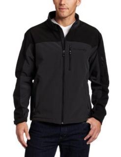 Free Country Mens Color Block Soft Shell Jacket,Lead