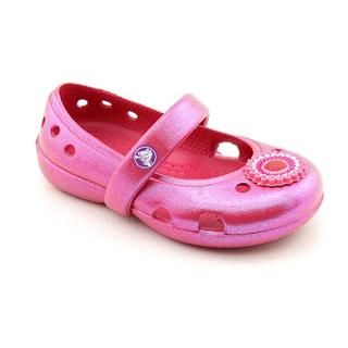 Crocs Girls Keeley Iridescent Flat Synthetic Casual Shoes