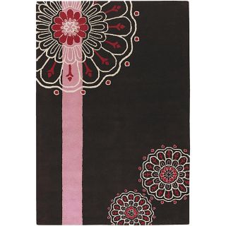 Hand tufted Dharima Brown/ Pink New Zealand Wool Rug (5 x 76) Today