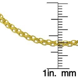 14k Yellow Gold 7.25 inch Bismark Bracelet (2.4 mm)