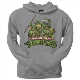 Teenage Mutant Ninja Turtles   Distressed Logo Zip Hoodie