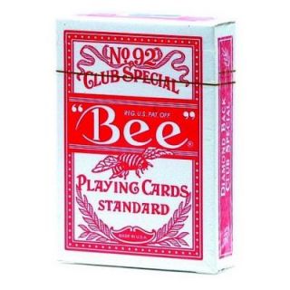 de Poker   Bee poker 92  Rouge   Cartes de Poker   Bee poker 92