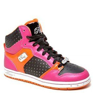  Pastry Kids Sneakers Pink/orange (4 KIDS, Pink orange) Shoes