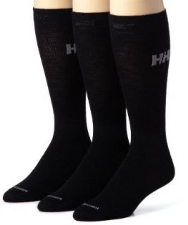 Helly Hansen 3 Pack Wool Liner Socks (Black, Medium