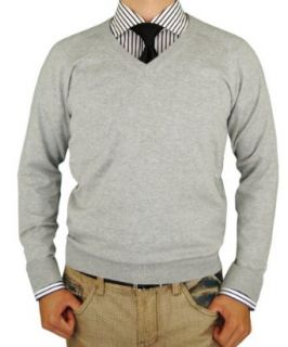 Luciano Natazzi V Neck Premium Cotton Sweater with a