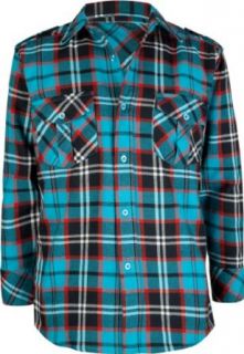 BURNSIDE Boys Flannel Shirt: Clothing