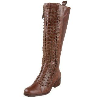 Womens Kerry Lace up Knee High Boot,Chocolate,9.5 M US Shoes