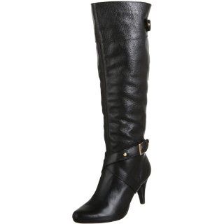 Madden Womens Amityy Tall Shafted Boot,Black Leather,6 M US: Shoes