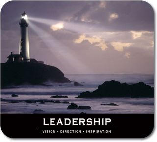 Motivational Leadership Fabric and Rubber Nonslip Graphic Mouse Pad