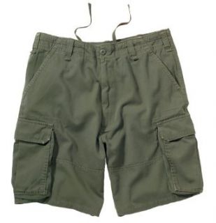 Olive Drab Vintage Paratrooper Cargo Shorts Clothing