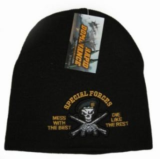 US Special Forces   Mess with the Best Beanie   Black