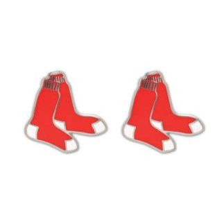Boston Red Sox Sock Stud Earrings