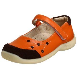 /Little Kid Eleanor Mary Jane,Orange/Brown,9 M US Toddler Shoes