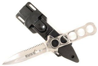 RUKO Stainless Steel Handle Dive Knife with Quick Release