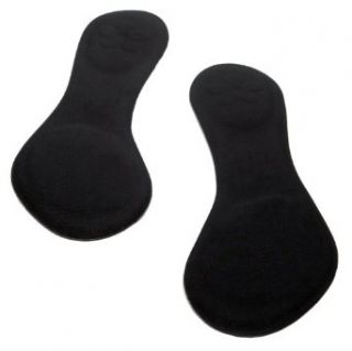HUE Womens 3 pack Fab Feet Insole Pillows, Black, Size 2