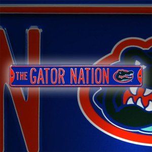Florida Gators The Gator Nation Street Sign Sports