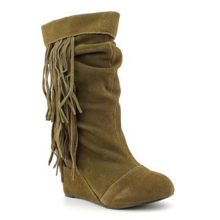 Kelsi Dagger Womens Carousel Regular Suede Boots Was $78.99 Today