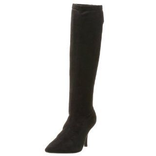  Pazzo Womens Popsicle2 S Suede Stretch Boot,Black,6.5 M Shoes