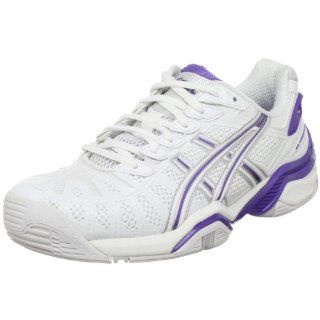 Womens GEL Resolution 3 Tennis Shoe,White/Lightning/Pur,11.5 M Shoes