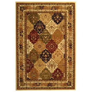 Lyndhurst Collection Multicolor/ Ivory Rug (4 x 6)
