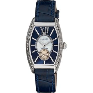 swiss quartz tonneau blue strap watch msrp $ 625 00 today $ 109