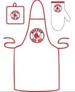 Boston Red Sox Tailgate & Kitchen Grill Combo Set Sports