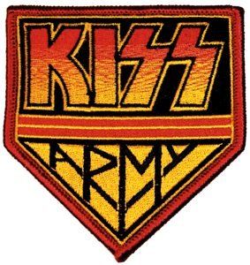 Kiss Army Logo Rock Roll Music Band Embroidered Iron On
