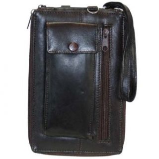 : High End Leather Organizer Wallet & Cell Phone Case #102: Clothing