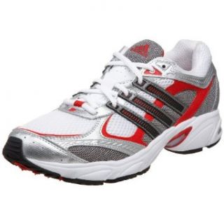 : adidas Mens Isolation Running Shoe,White/Iron/Red,6.5 M: Clothing