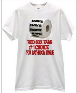 Go Red Sox Toilet Paper Rays Baseball T Shirt Clothing