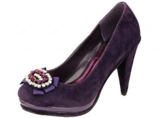 : Reneeze HP103 Womens Platform High Heel Pump Shoes   Purple: Shoes