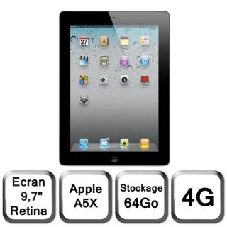 64 Go 4G   Achat / Vente TABLETTE TACTILE Apple iPad 3 noir 64 Go 4G