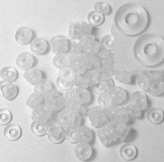 500 Stop Beads Inserts Silicone Rubber Donut Spacers Fits