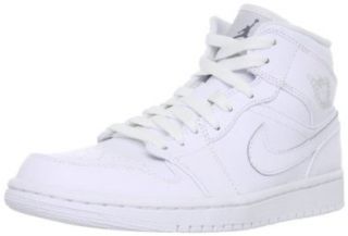  Nike Air Jordan 1 Mid Mens Basketball Shoes 554724 100 Shoes