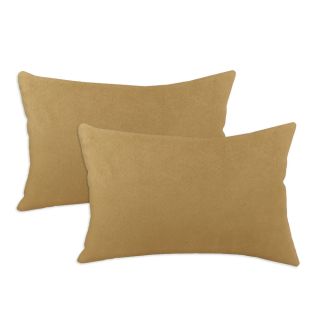 Passion Suede Tuscan Simply Soft S backed 12.5x19 Fiber Pillows (Set