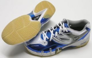 Power Cushion 102 Mens Badminton Shoe white/blue